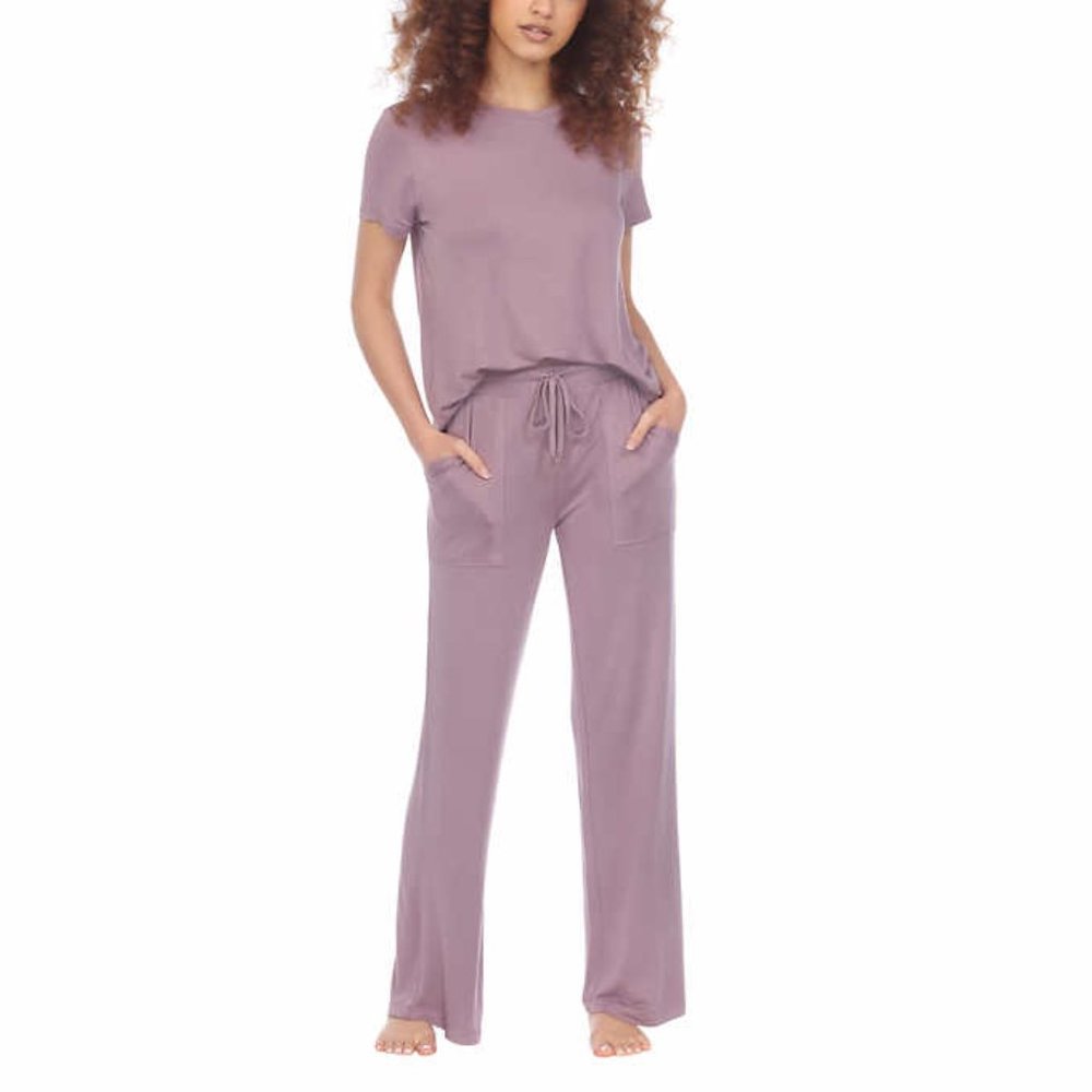 NWoT Honeydew Women 2 Piece Super Soft Jersey Pajama Set Pink Size L $65 EE089